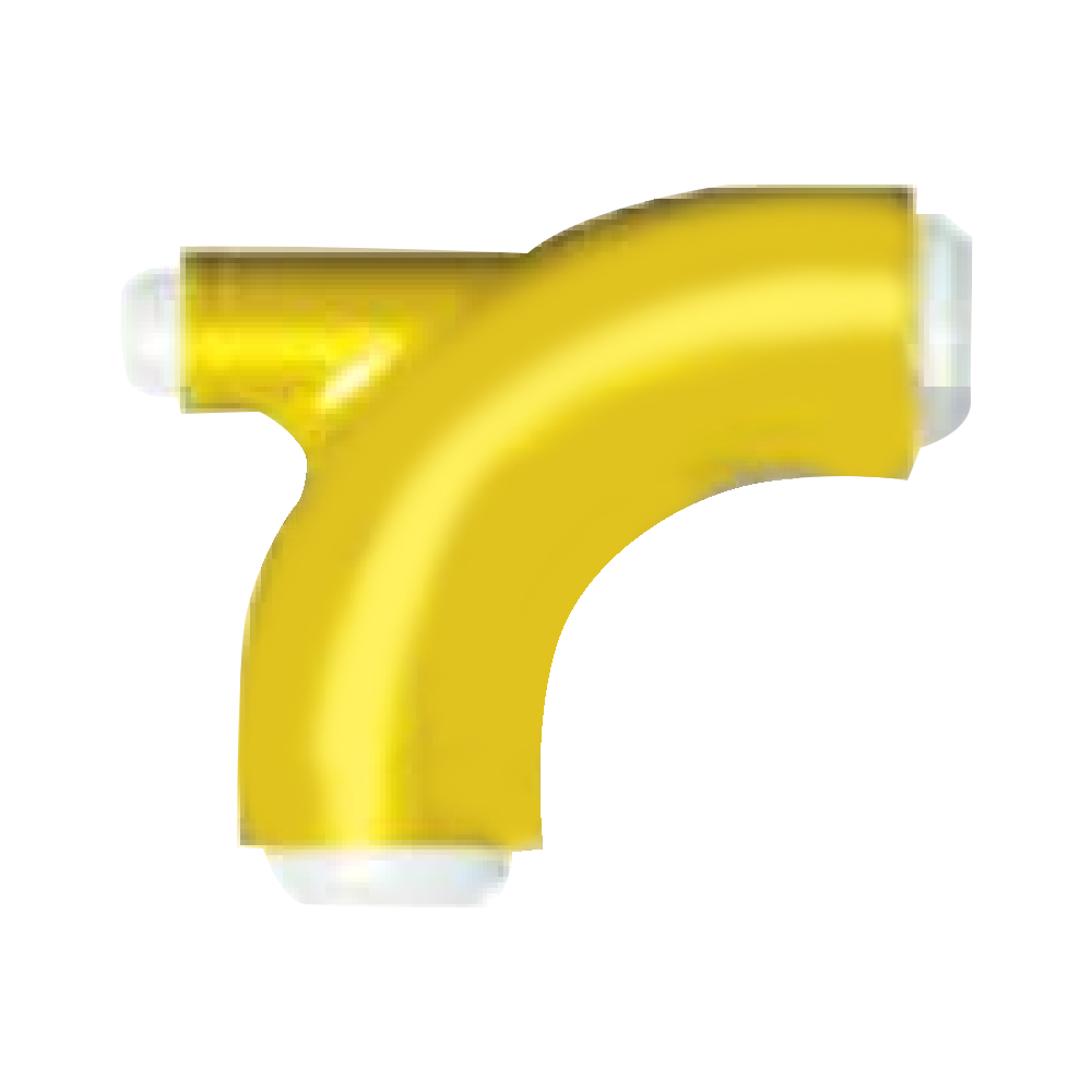 Dugo koljeno za pomicanje od 90° s izlazom od 2